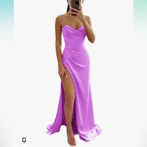 Amazon Women's Maxi Dress in Purple